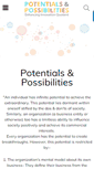 Mobile Screenshot of potentialsandpossibilities.com